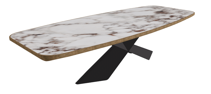 Breccia_Black Embossed_Brushed Bronze