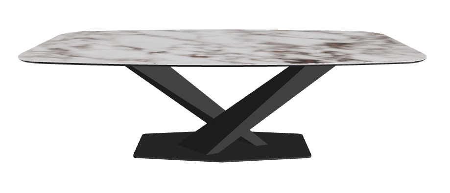 Cattelan Italia Stratos Keramik Barrel-Shaped Dining Table – 240x120x75h