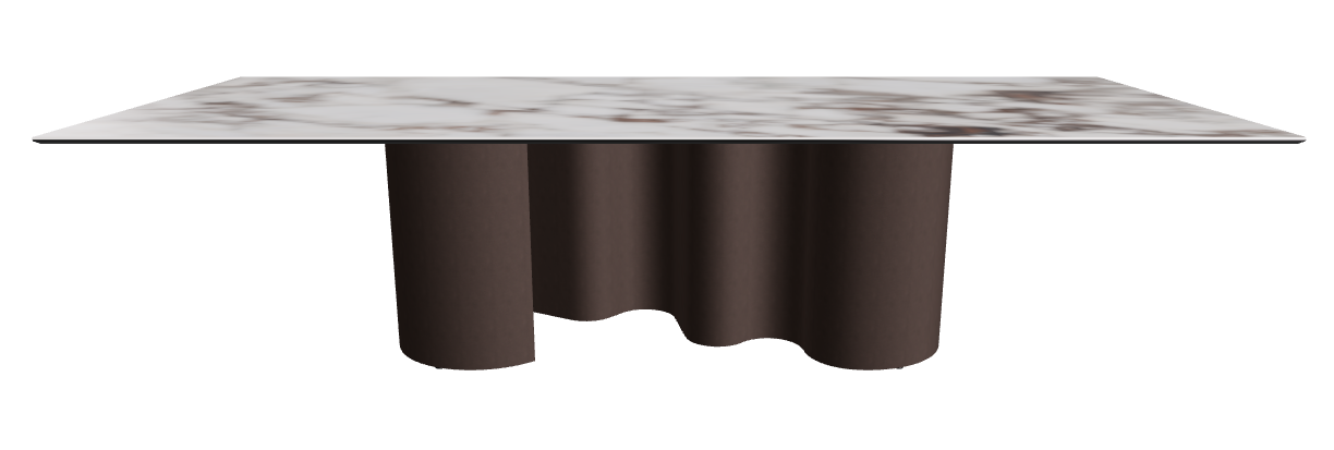 300x120x74h Rectangle Shaped_Breccia_Bronze Embossed