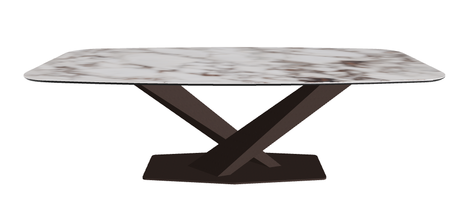Cattelan Italia Stratos Keramik Barrel-Shaped Dining Table – 240x120x75h