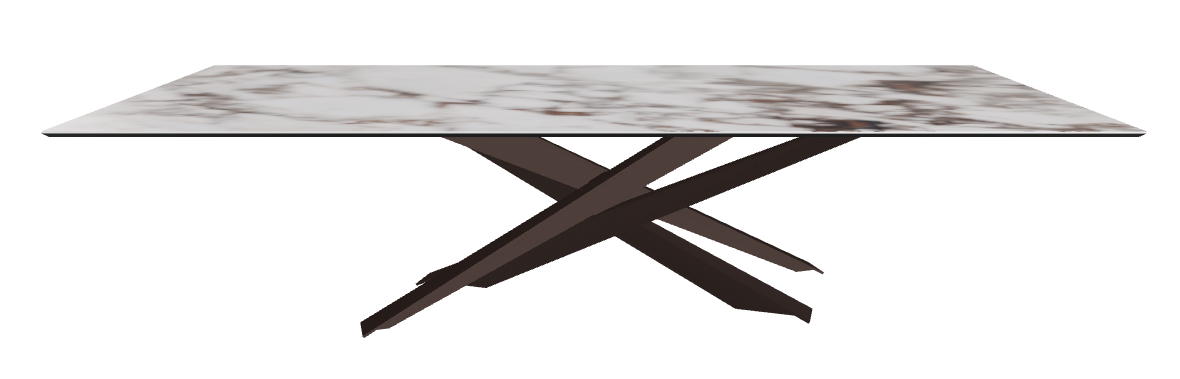 300x120x74.5h Rectangle Shaped_Breccia_Bronze Embossed