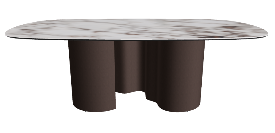 220x120x74h Biscuit Shaped_Breccia_Bronze Embossed