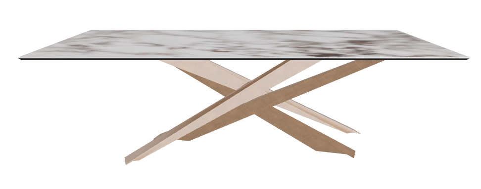 240x120x74.5h Rectangle Shaped_Breccia_Brushed Bronze