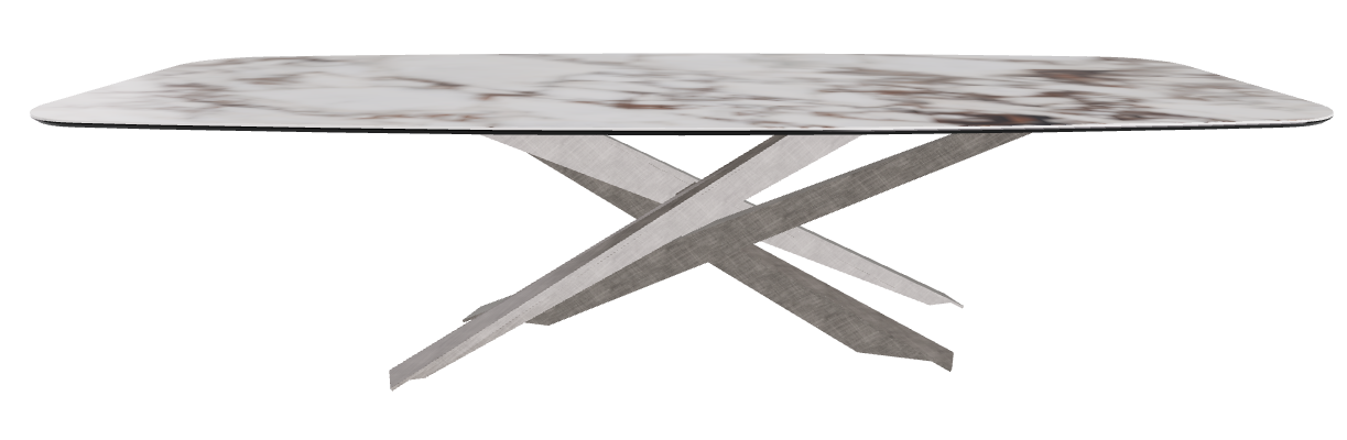 300x120x74.5h Barrel Shaped_Breccia_Brushed Grey