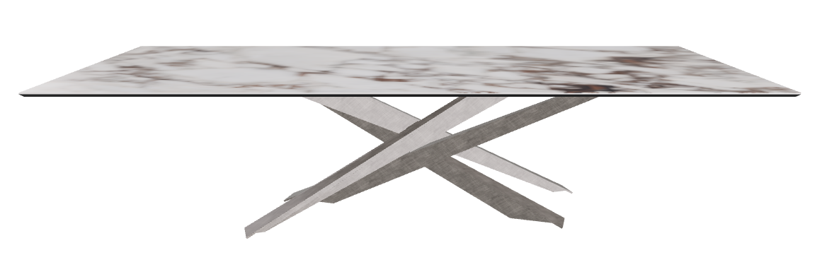 300x120x74.5h Rectangle Shaped_Breccia_Brushed Grey