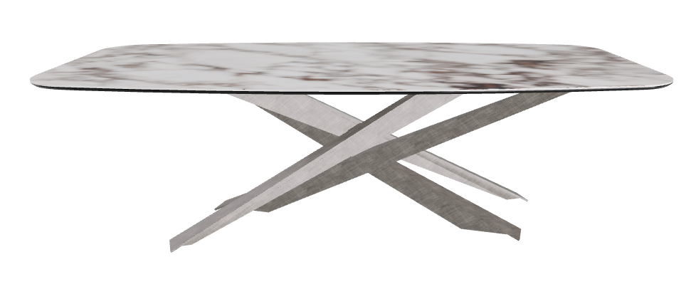 240x120x74.5h Barrel Shaped_Breccia_Brushed Grey