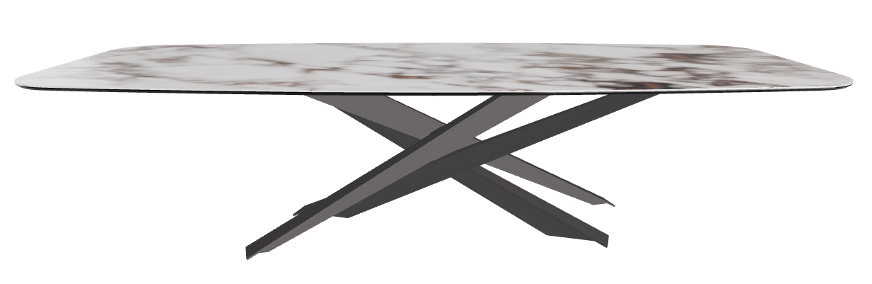 300x120x74.5h Barrel Shaped_Breccia_Graphite Embossed