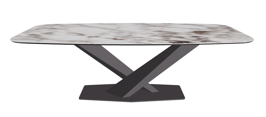 Cattelan Italia Stratos Keramik Barrel-Shaped Dining Table – 240x120x75h