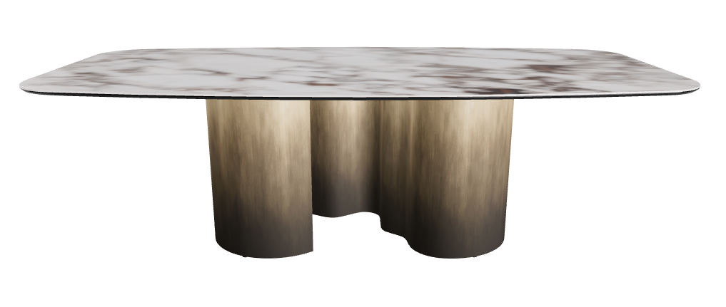 240x120x74h Barrel Shaped_Breccia_Oxy Brass
