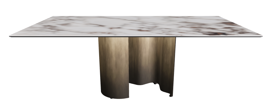 200x106x74h Rectangle Shaped_Breccia_Oxy Brass