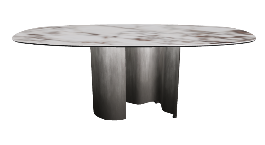 200x100x74h Bisuit Shaped_Breccia_Oxy Grey