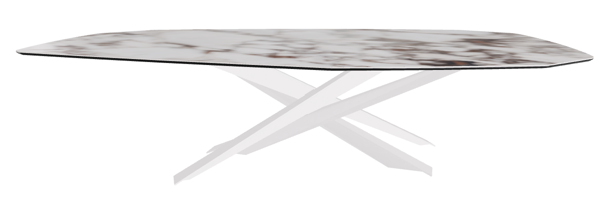 300x130x74.5h Polygon Shaped_Breccia_Pearl Embossed