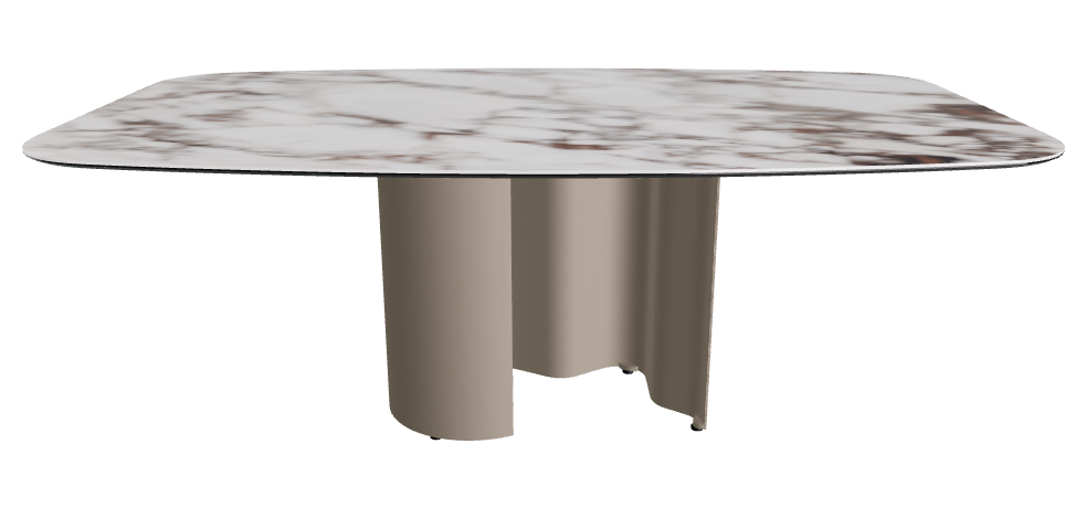 200x120x74h Barrel Shaped_Breccia_Titanium Embossed