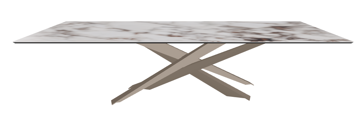 300x120x74.5h Rectangle Shaped_Breccia_Titanium Embossed