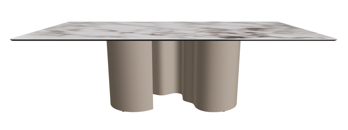 240x120x74h Rectangle Shaped_Breccia_Titanium Embossed