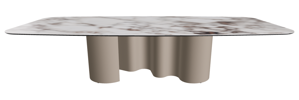 320x138x74h Barrel Shaped_Breccia_Titanium Embossed