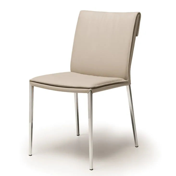 Cattelan Italia Isabel ML Dining Chair – Fabric & Glove Soft Leather