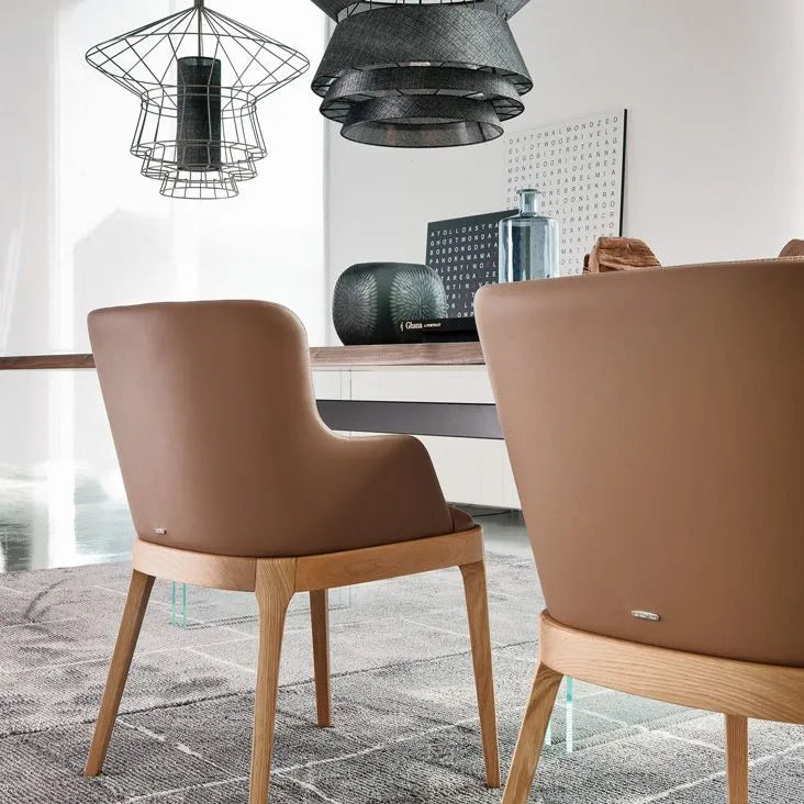 Cattelan Italia Magda Dining Armchair – Soft Leather & Glove Soft Leather