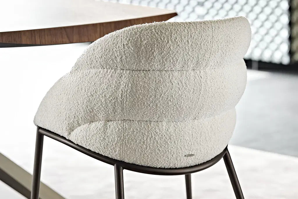 Cattelan Italia Camilla ML Dining Armchair – Synthetic Leather & Micro Nubuk