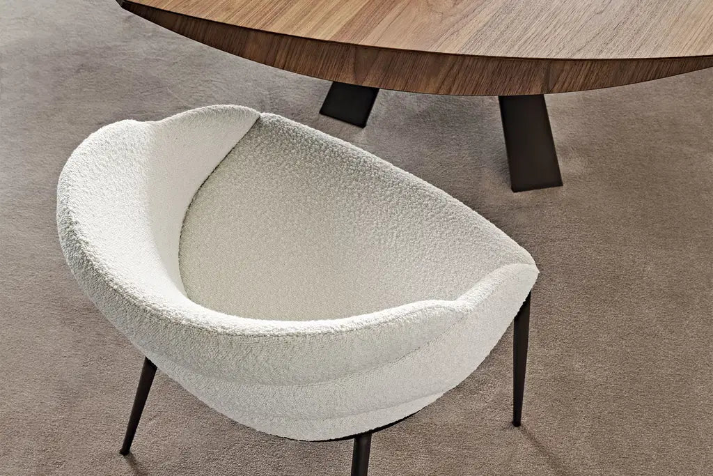 Cattelan Italia Camilla ML Dining Armchair – Synthetic Leather & Micro Nubuk
