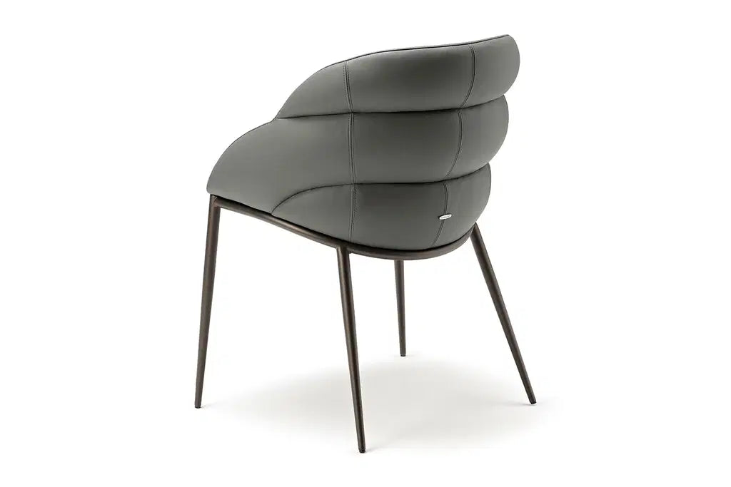 Cattelan Italia Camilla ML Dining Armchair – Synthetic Leather & Micro Nubuk