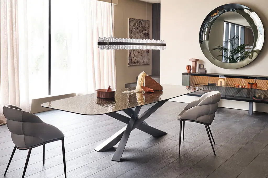 Cattelan Italia Camilla ML Dining Armchair – Synthetic Leather & Micro Nubuk