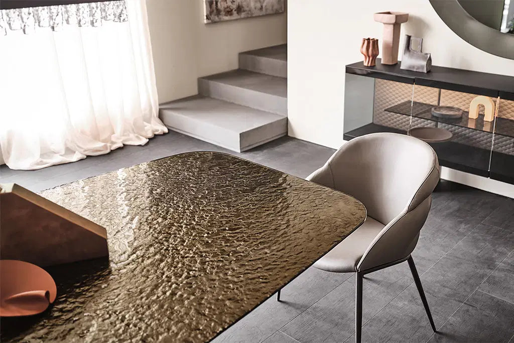 Cattelan Italia Camilla ML Dining Armchair – Synthetic Leather & Micro Nubuk