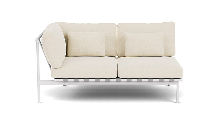 Barlow Tyrie Around Deep Seating Double Lounge Sofa with Aluminium Left Arm