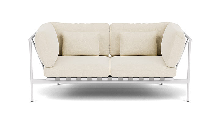 Barlow Tyrie Around Deep Seating Double Lounge Sofa with Aluminium Arms