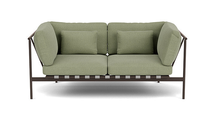 Barlow Tyrie Around Deep Seating Double Lounge Sofa with Aluminium Arms