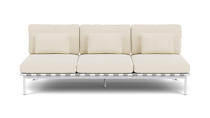 Barlow Tyrie Around Deep Seating Triple Lounge Sofa Without Arms