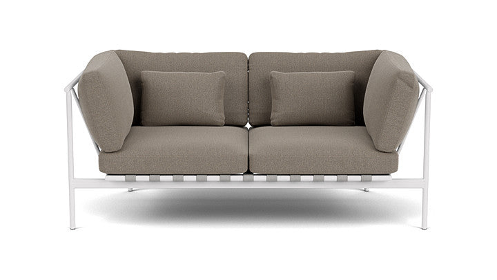 Barlow Tyrie Around Deep Seating Double Lounge Sofa with Aluminium Arms