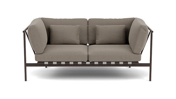 Barlow Tyrie Around Deep Seating Double Lounge Sofa with Aluminium Arms