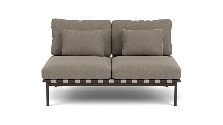 Barlow Tyrie Around Deep Seating Double Lounge Sofa Without Arms