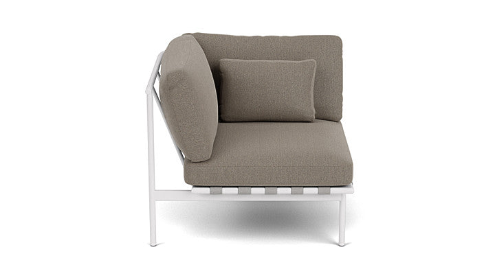 Barlow Tyrie Around Deep Seating Single Lounge Chair with Aluminium Left Arm