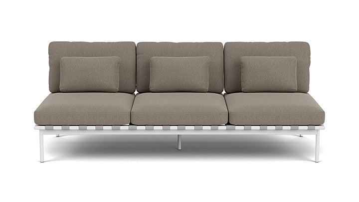 Barlow Tyrie Around Deep Seating Triple Lounge Sofa Without Arms