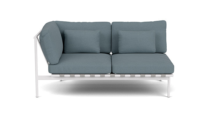 Barlow Tyrie Around Deep Seating Double Lounge Sofa with Aluminium Left Arm