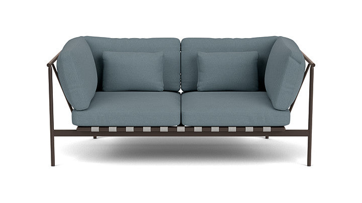 Barlow Tyrie Around Deep Seating Double Lounge Sofa with Aluminium Arms