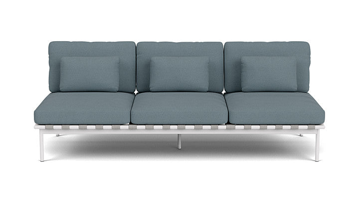 Barlow Tyrie Around Deep Seating Triple Lounge Sofa Without Arms