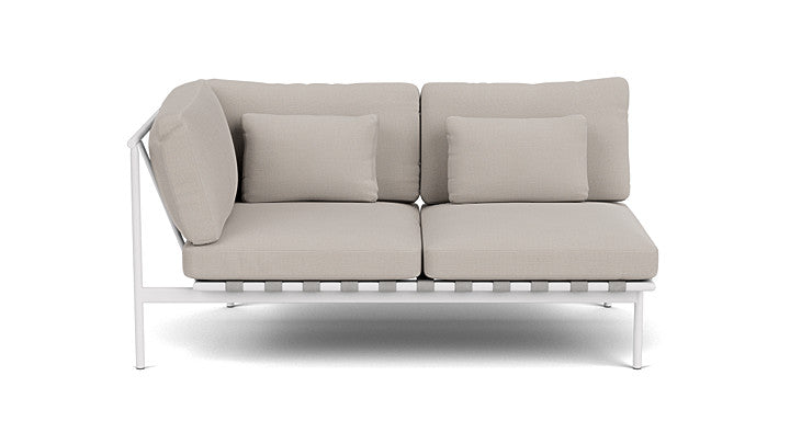 Barlow Tyrie Around Deep Seating Double Lounge Sofa with Aluminium Left Arm