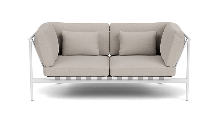 Barlow Tyrie Around Deep Seating Double Lounge Sofa with Aluminium Arms