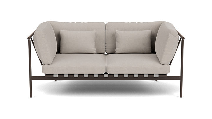 Barlow Tyrie Around Deep Seating Double Lounge Sofa with Aluminium Arms