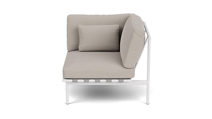 Barlow Tyrie Around Deep Seating Single Lounge Chair with Aluminium Right Arm