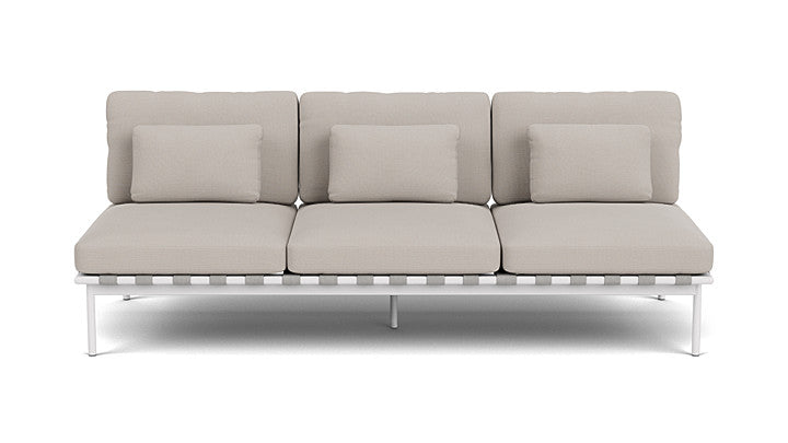 Barlow Tyrie Around Deep Seating Triple Lounge Sofa Without Arms