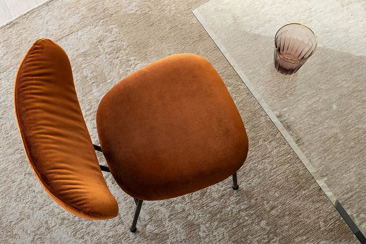 Cattelan Italia Chloe Dining Chair – Fabric, Micro Nubuk & Synthetic Leather