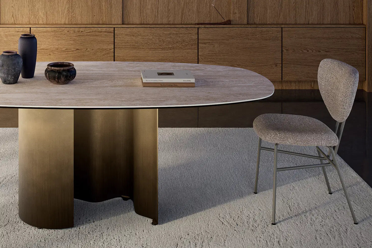 Cattelan Italia Chloe Dining Chair – Fabric, Micro Nubuk & Synthetic Leather