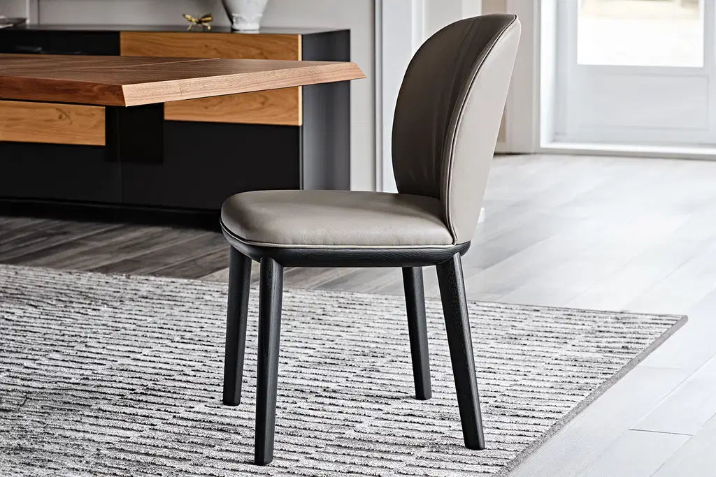 Cattelan Italia Chris Dining Chair – Fabric, Micro Nubuk & Synthetic Leather