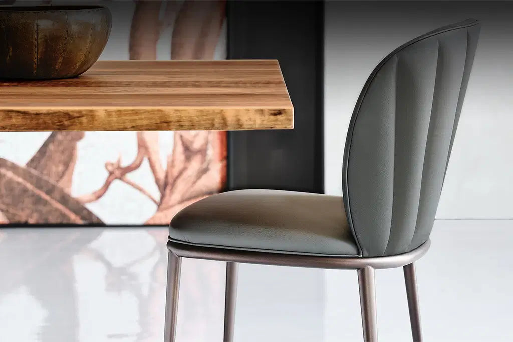 Cattelan Italia Chrishell ML Dining Chair – Synthetic Leather & Micro Nubuk