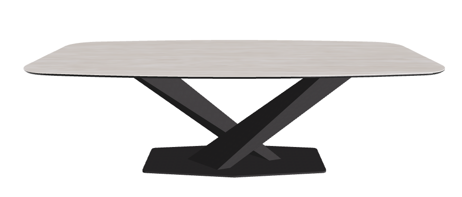 Cattelan Italia Stratos Keramik Barrel-Shaped Dining Table – 240x120x75h
