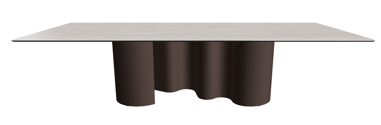 300x120x74h Rectangle Shaped_Colosseo_Bronze Embossed